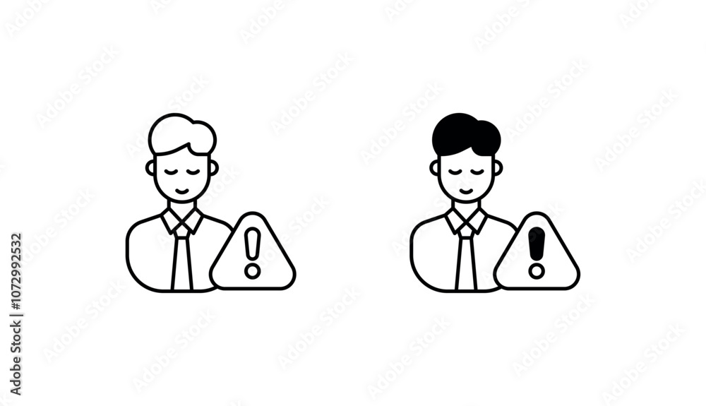 Election Fraud Alert icon design with white background stock illustration Election Fraud Alert icon design with white background stock illustration