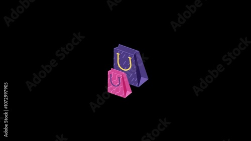 Animation Icon Isometric Digital Marketing animated photo