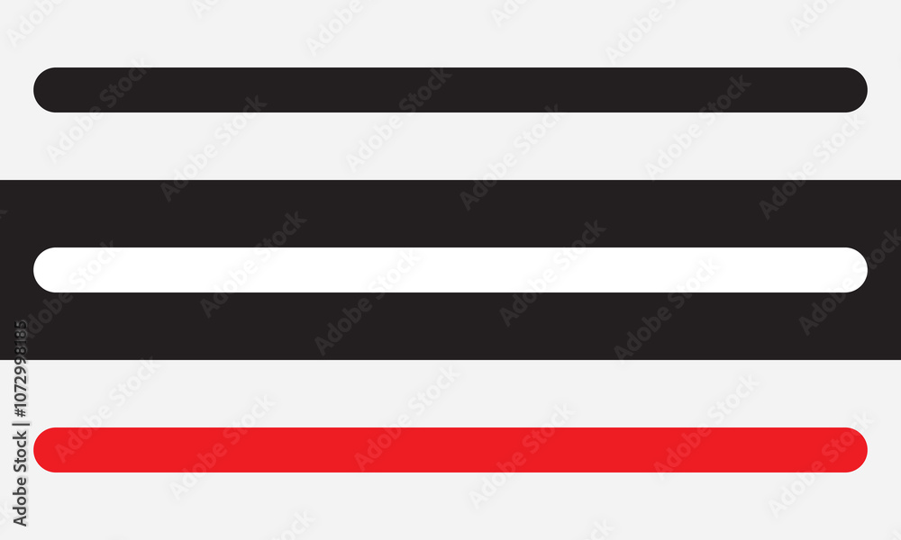 straight line icon. isolated on white and black background. Vector file . EPS 10 straight line icon. isolated on white and black background. Vector file . EPS 10