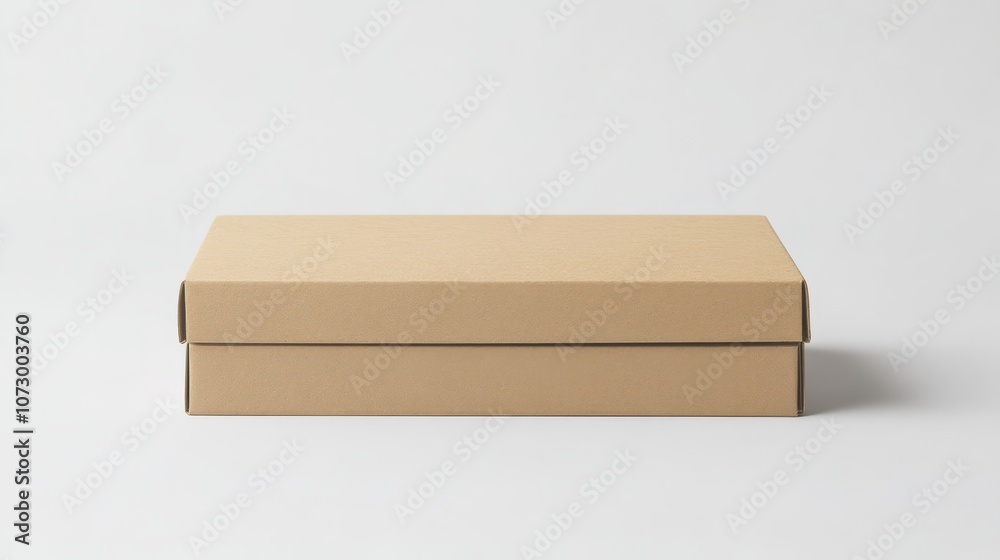 Cardboard box on white background Cardboard box on white background