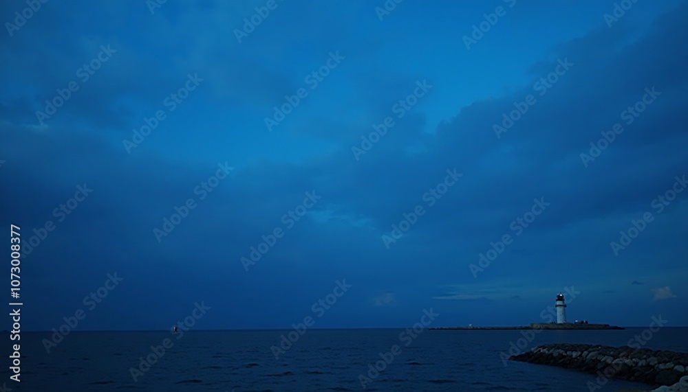 Obraz premium Lighthouse Twilight