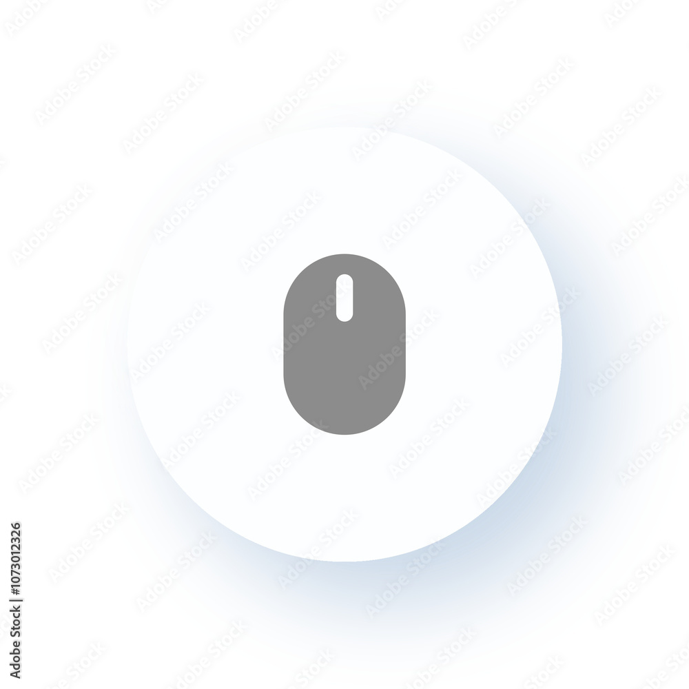 Neumorphism User interface Mouse Click Icon UX UI Design Drop Shadow Neumorphism User interface Mouse Click Icon UX UI Design Drop Shadow