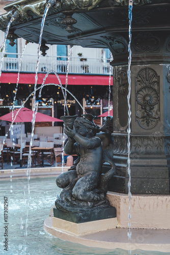fountain in Cannes