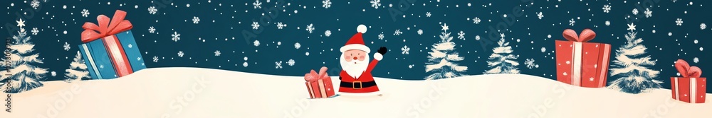 Festive Christmas Banner Snowy Landscape,Pine Trees,Red Ornaments Holiday Scene Seasonal Celebrations Winter Wonderland Festive Greeting Cards,advertisement,greeting,card,clipart,web,event,blue,golden Festive Christmas Banner Snowy Landscape,Pine Trees,Red Ornaments Holiday Scene Seasonal Celebrations Winter Wonderland Festive Greeting Cards,advertisement,greeting,card,clipart,web,event,blue,golden