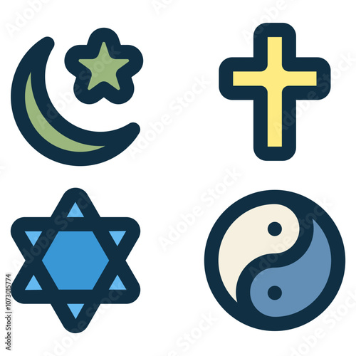 religion symbols icon