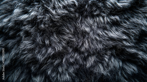 Gray Fur Texture Background Image