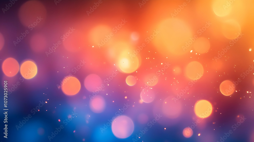 Abstract Background with Blurred Lights and Sparkle Abstract Background with Blurred Lights and Sparkle