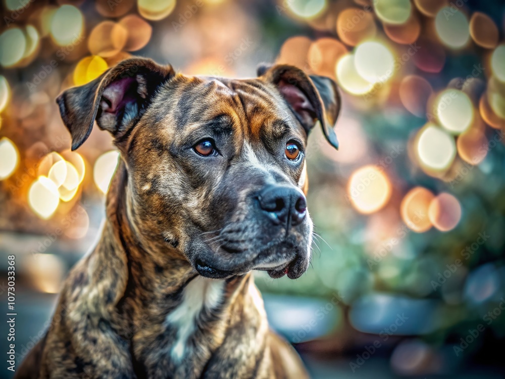 Captivating Brindle Dogs in a Dreamy Bokeh Background: A Stunning Display of Color and Texture in Canine Photography Captivating Brindle Dogs in a Dreamy Bokeh Background: A Stunning Display of Color and Texture in Canine Photography