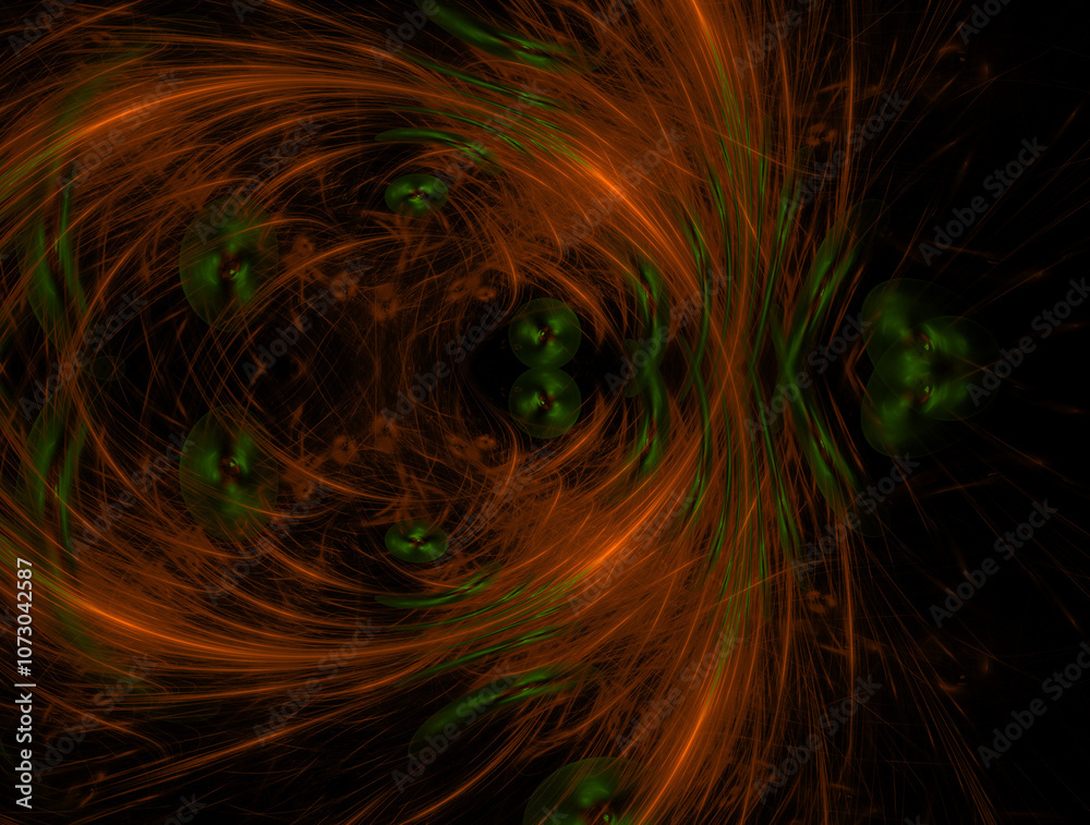 Imaginatory fractal abstract background Image