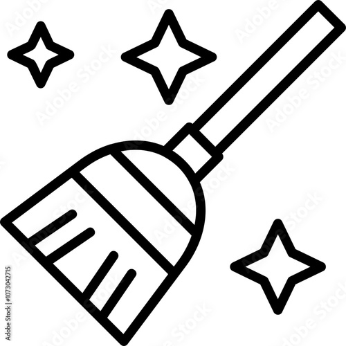 Flying Broom Icon