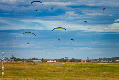 Super Air Show, on Children's Day, at the Strejnic airfield
