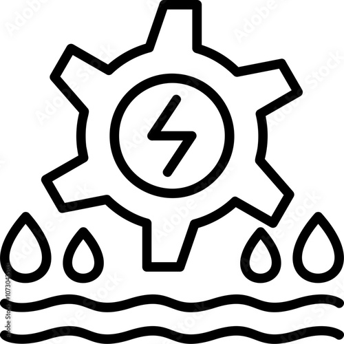 Hydro Power Icon