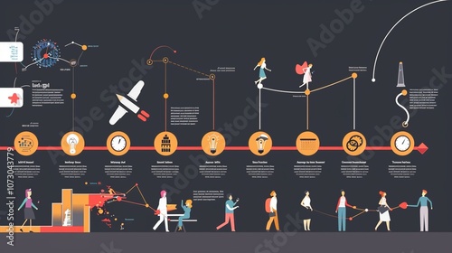Timeline Infographics Design