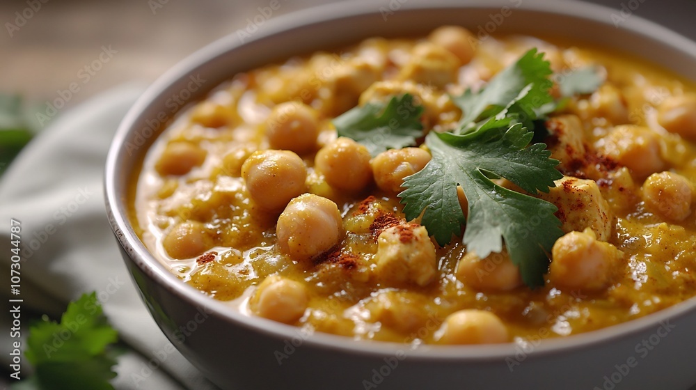 Luscious Dairy-Free Coconut Milk Curry with Chickpeas or Tofu,Robust Spice Blend Luscious Dairy-Free Coconut Milk Curry with Chickpeas or Tofu,Robust Spice Blend