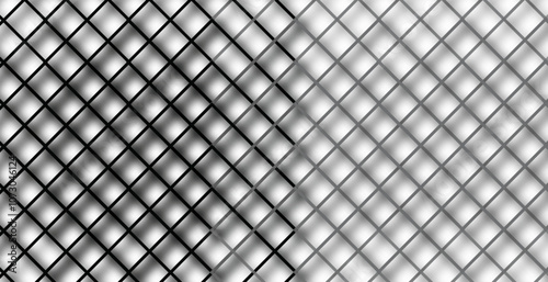 Gray and black vector pattern in square style. Vector illustration abstract white and grey patter seamless isometric 3d shape. Cartoon hand drown grey old diagonal seamless tiles texture. 