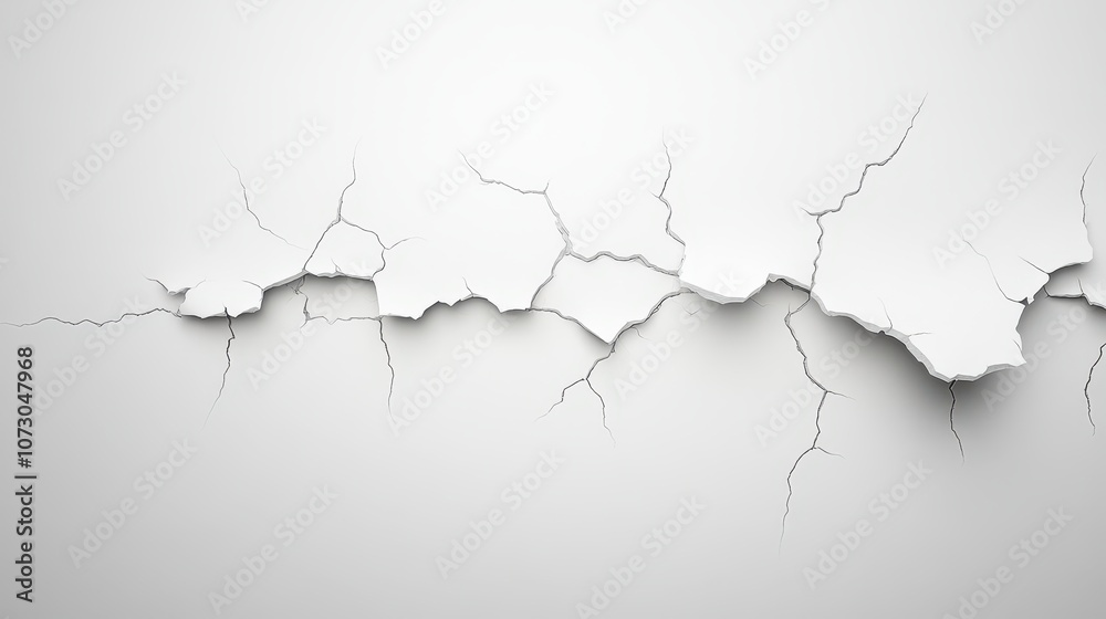 Cracked wall texture, an abstract pattern of time, weathering, and resilience exploring the beauty of imperfection in architectural design Cracked wall texture, an abstract pattern of time, weathering, and resilience exploring the beauty of imperfection in architectural design