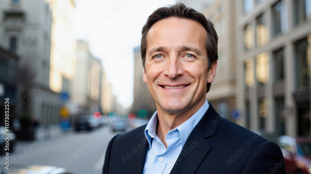 Professional Portrait of Successful Businessman in Urban Setting – Perfect for Corporate and Executive Stock Photography Professional Portrait of Successful Businessman in Urban Setting – Perfect for Corporate and Executive Stock Photography
