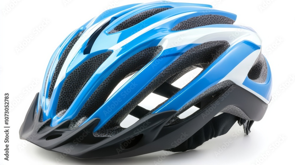 Blue and White Cycling Helmet: Stylish Safety Gear Blue and White Cycling Helmet: Stylish Safety Gear