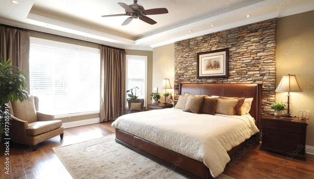 Fototapeta premium Fresh minimalist interior design ideas, each one unique