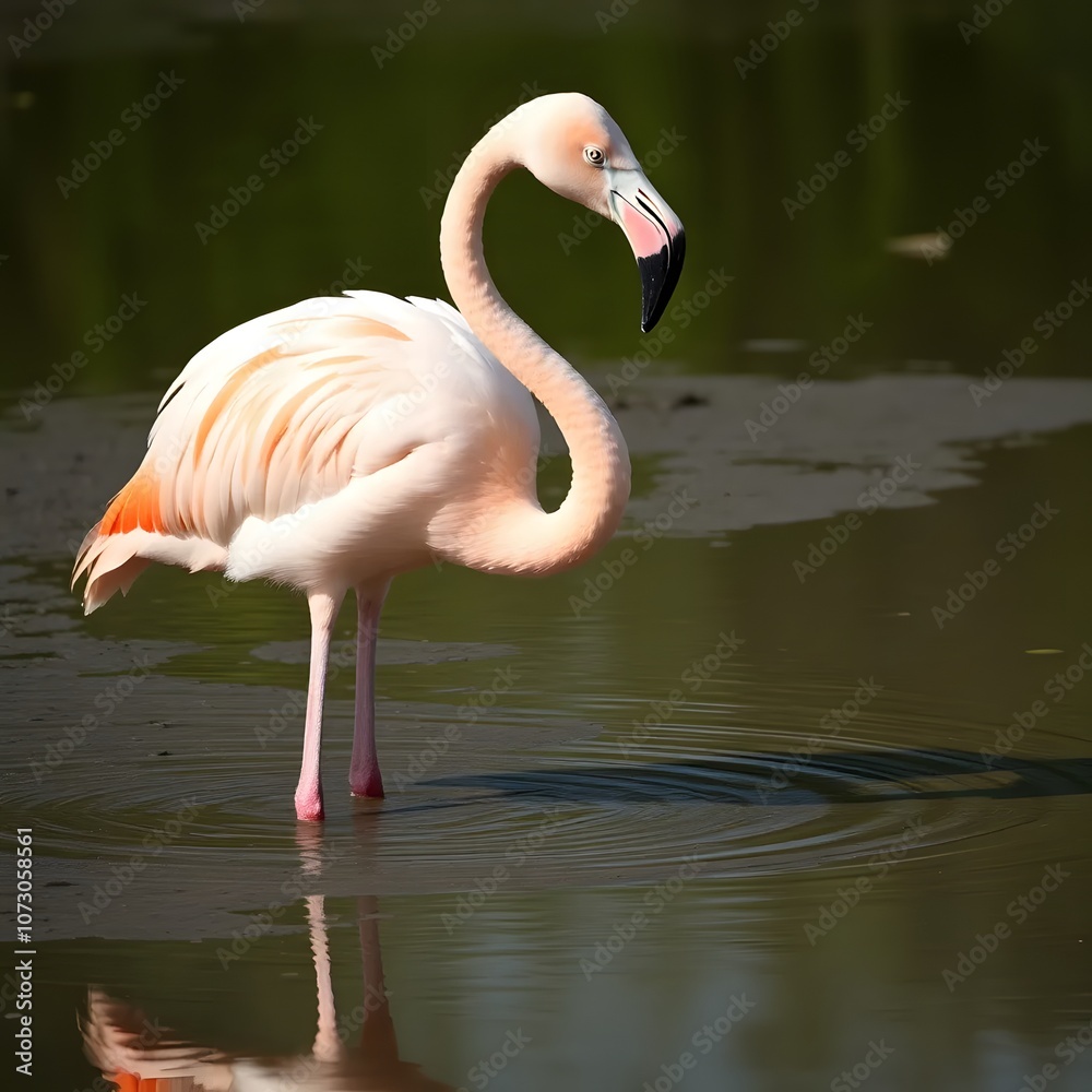 The American flamingo.
Flamingo bird isolated
White Pink Flamingo curled heart shaped neck and
standing posture, legs close, raise one leg,
Isolated on white background. This has clipping path. The American flamingo.
Flamingo bird isolated
White Pink Flamingo curled heart shaped neck and
standing posture, legs close, raise one leg,
Isolated on white background. This has clipping path.