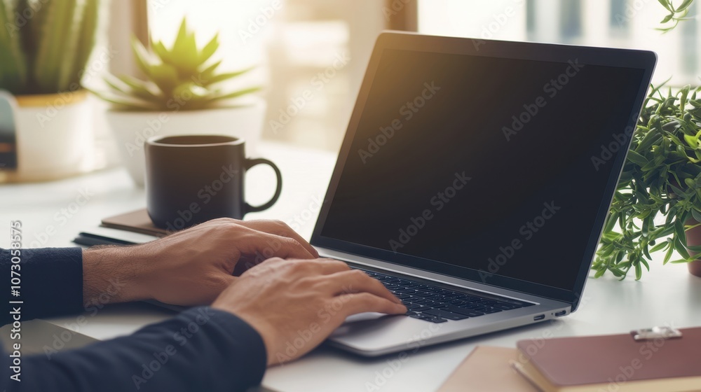 The Laptop on the Desk