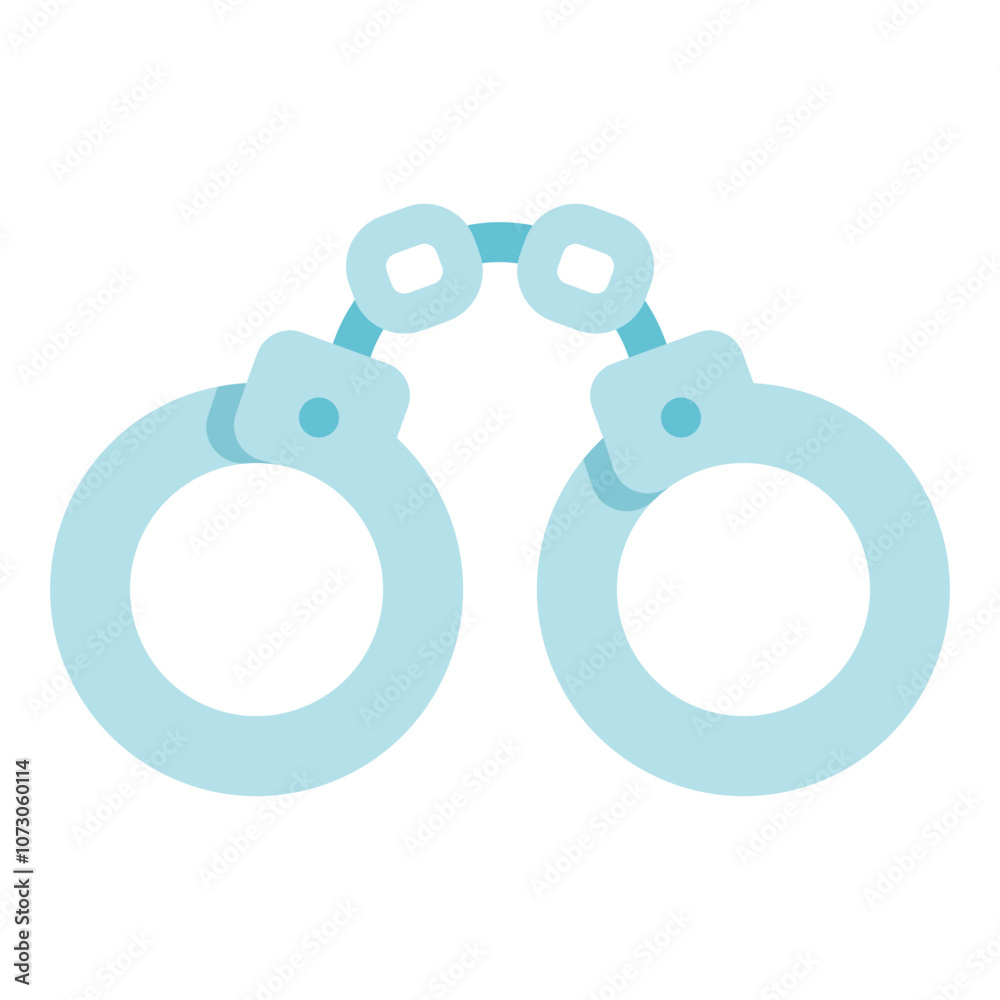 handcuffs flat icon handcuffs flat icon