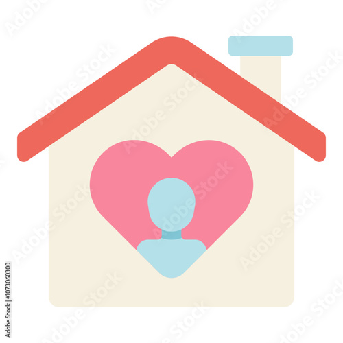 orphanage flat icon