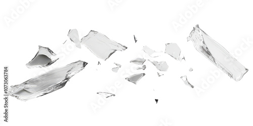 Shattered Glass Texture  Broken Glass Pieces  Abstract Glass Design  Glass Shard  Broken G  on transparent background