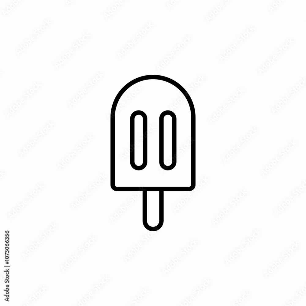 ice cream stick icon sign vector ice cream stick icon sign vector