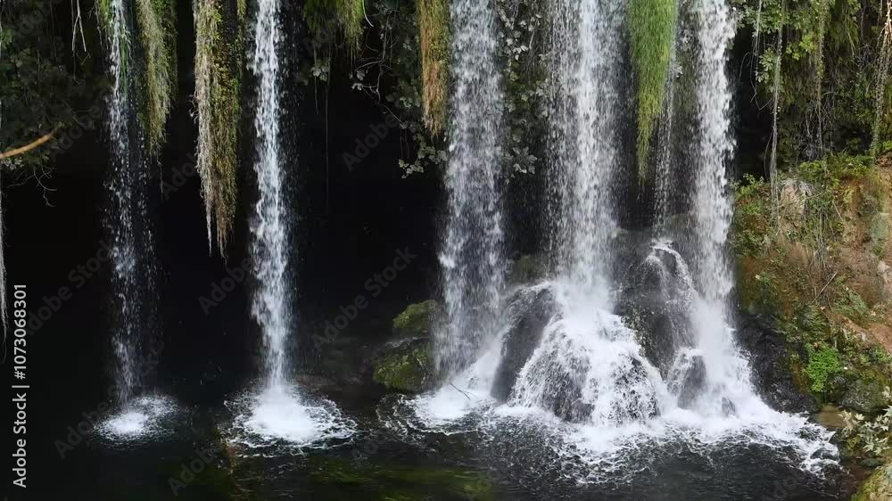 Antalya Upper Duden Waterfall in Autumn Antalya Upper Duden Waterfall in Autumn