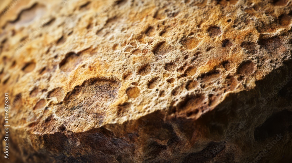 Close up of textured surface with brown, orange and yellow tones. Close up of textured surface with brown, orange and yellow tones.