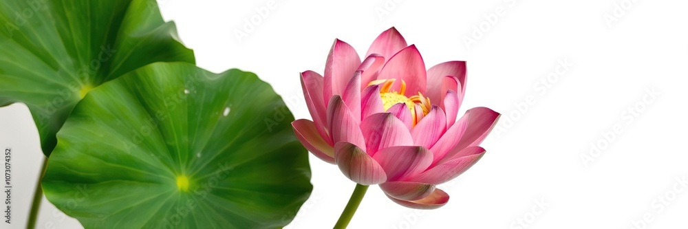 Close-up of a vibrant lotus flower isolated on a clean white background, tranquility, close-up, lotus Close-up of a vibrant lotus flower isolated on a clean white background, tranquility, close-up, lotus