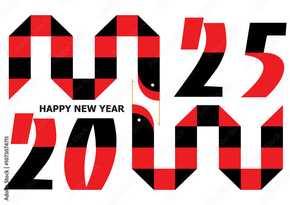 Obraz premium New year 2025 background text p9