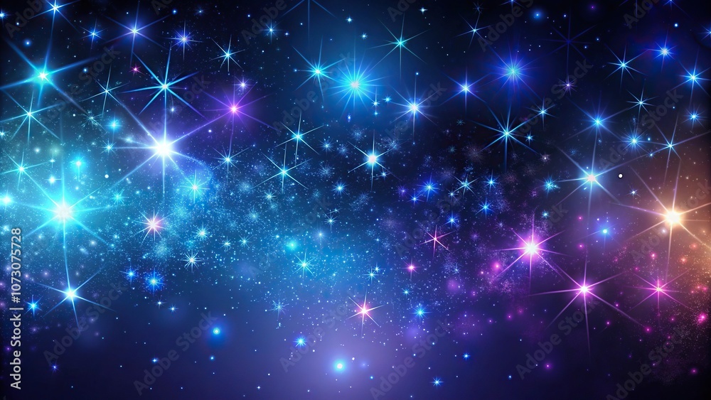 Dark space background with stars twinkling in shades of blue and purple, universe, infinite, space Dark space background with stars twinkling in shades of blue and purple, universe, infinite, space