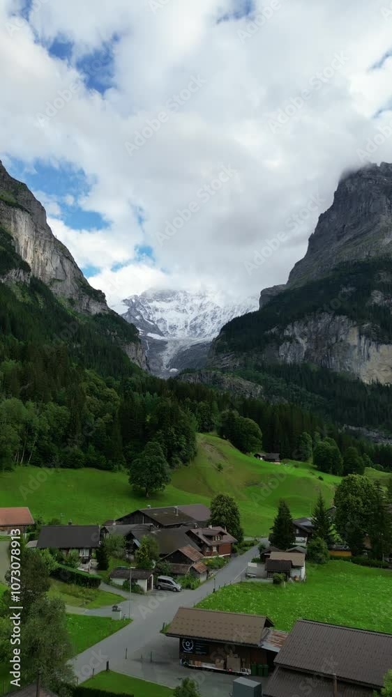 landscape with mountains and sky in the Switzerland
landscape with mountains and sky in the Switzerland