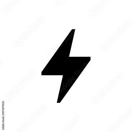 Lighting Bolt Solid Icon