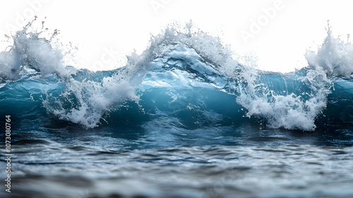 Ocean Wave Splashing Photo