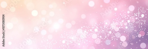 Soft pastel colors blend together to create a stunning abstract background filled with shimmering lights and glitter particles, pastel, particles, background