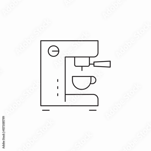 coffee machine icon sign vector