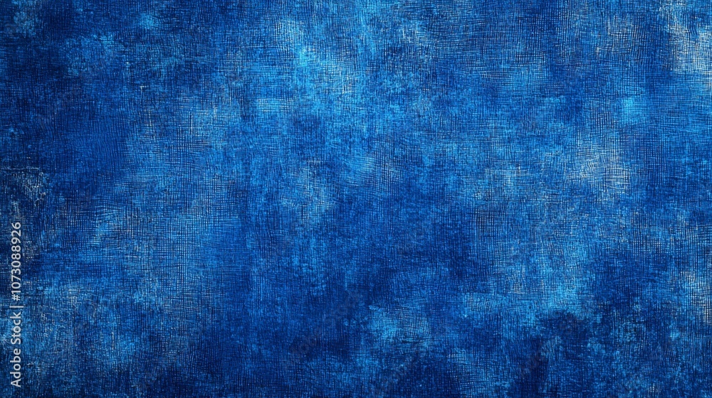 Abstract Blue Grunge Textured Background