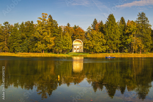 One of the parks in Gatchina photo