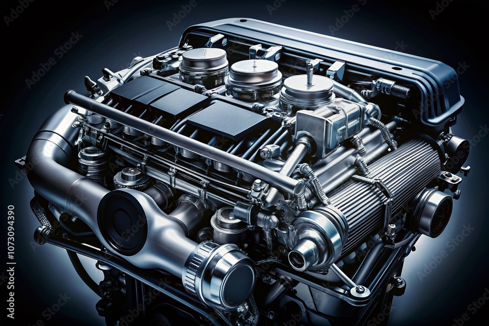 Minimalist Photography of V8 Engine in Motion, Showcasing Valves, Pistons, and Crankshaft with Fuel Injection System, Capturing the Essence of Performance Sports Car Engineering Minimalist Photography of V8 Engine in Motion, Showcasing Valves, Pistons, and Crankshaft with Fuel Injection System, Capturing the Essence of Performance Sports Car Engineering