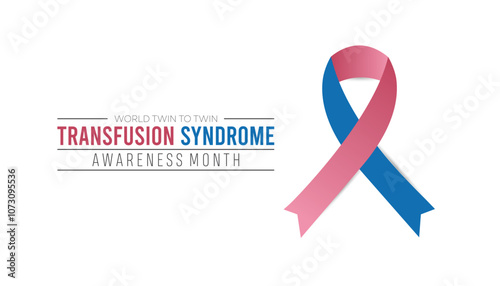 World Twin To Twin Transfusion Syndrome Awareness Month is observed every year on December. Medical Healthcare Awareness concept. background, placard, banner template Vector illustration design.
