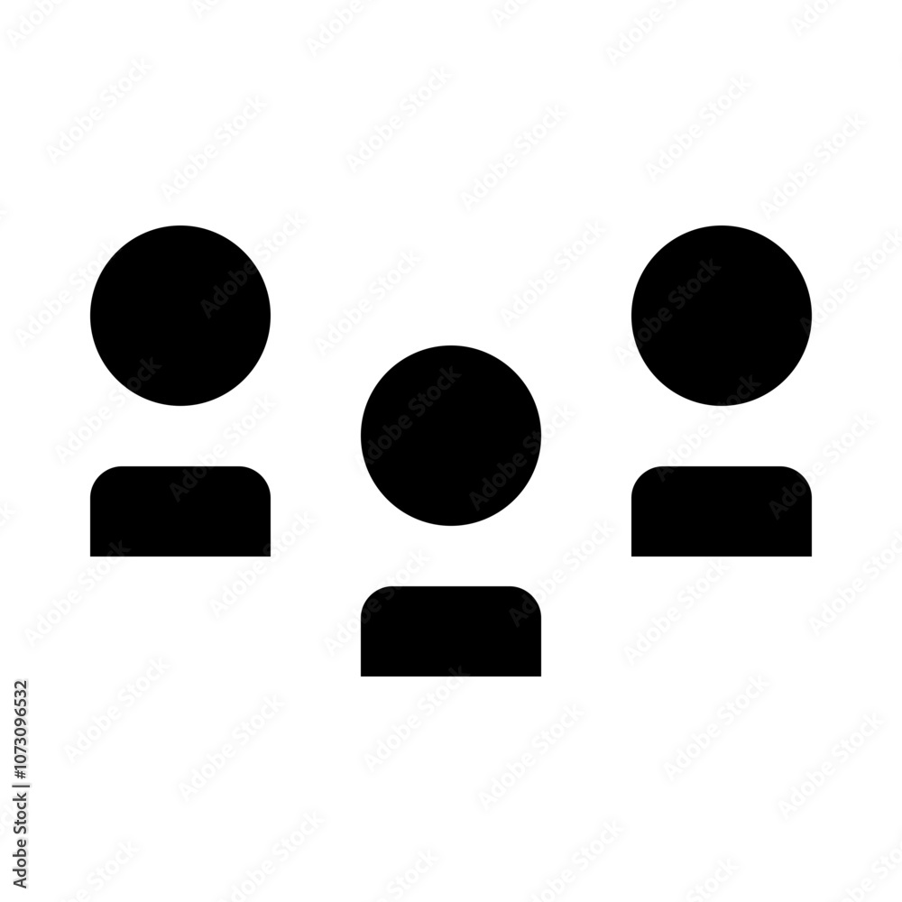 Conference Audience Solid Icon Conference Audience Solid Icon