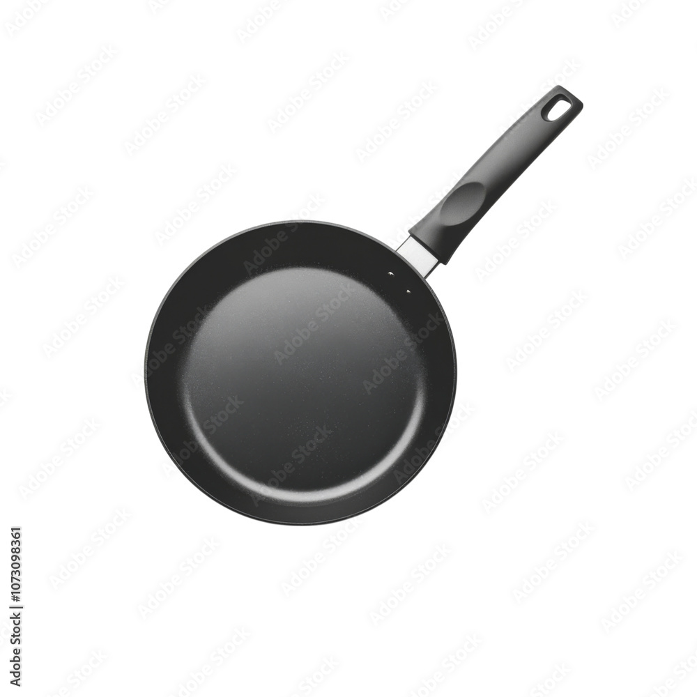 Frying pan top view isolated on white background. PNG Transparent Frying pan top view isolated on white background. PNG Transparent