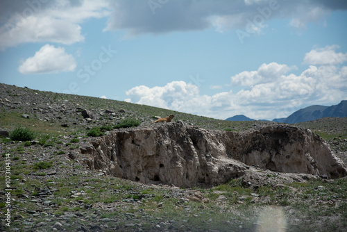 Mongol Altai mountains, beautiful lakes, valleys of Western Mongolia