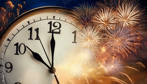 new years eve clock