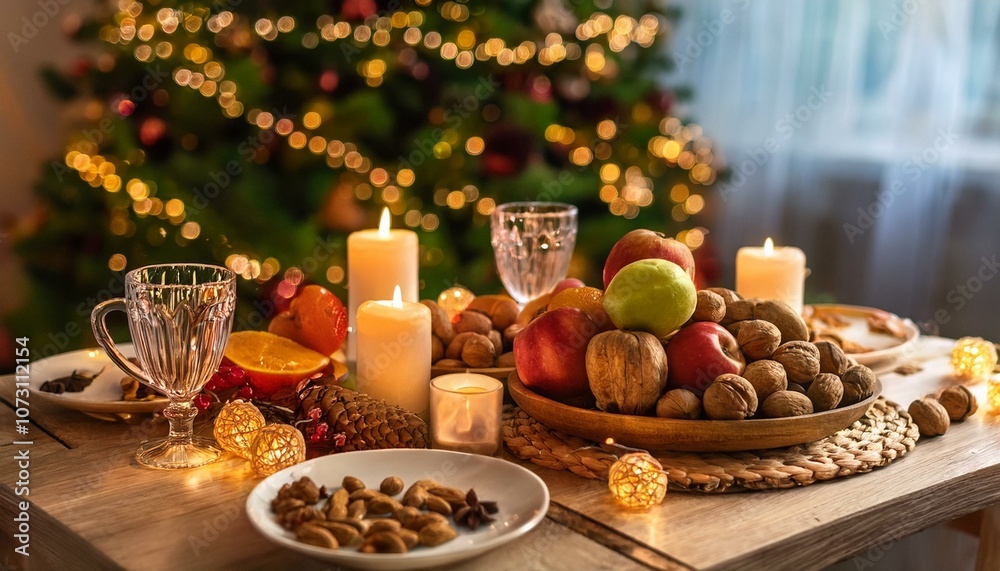 christmas still life with candle christmas still life with candle