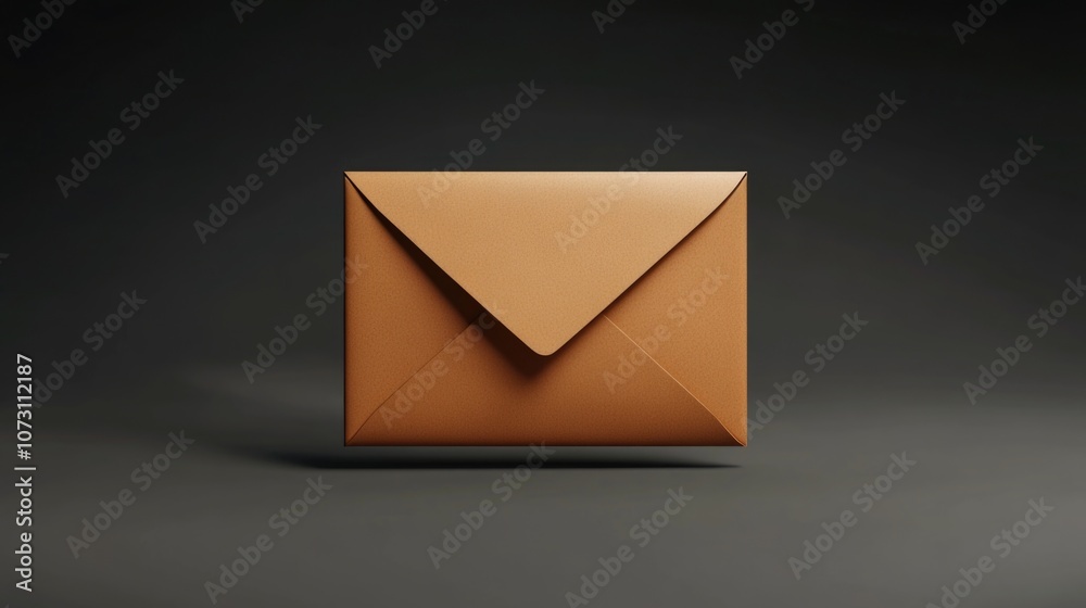Elegant holiday gift wrapped in a handcrafted brown envelope. Textured paper adds an artistic touch to this elegant mail. Elegant holiday gift wrapped in a handcrafted brown envelope. Textured paper adds an artistic touch to this elegant mail.
