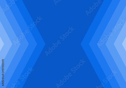 Blue abstract background. Geometric gradient arrows on abstract blue background with copy space. vector illustration